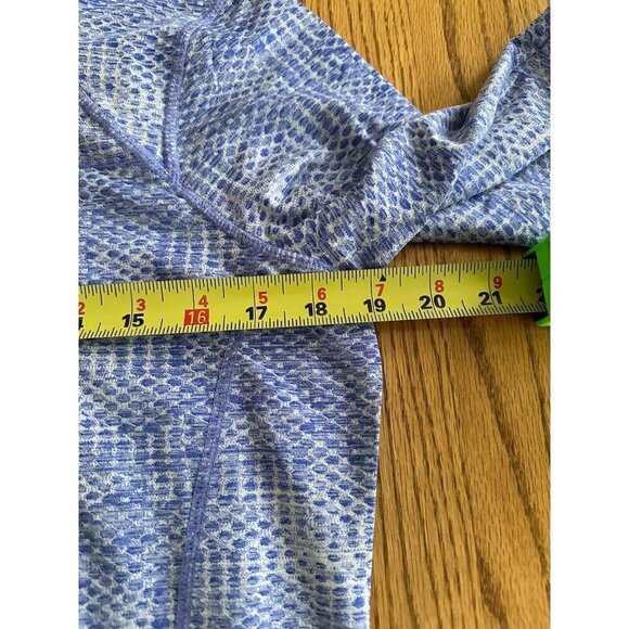 Kirkland Active Pullover Women M Thumbhole Quarter Zip Sweatshirt Purple - Picture 8 of 10